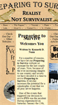 Mobile Screenshot of preparingtosurvive.com